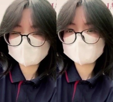 Nữ sinh Ngọc Lam đeo kính dâm đãng cực kỳ gợi tình